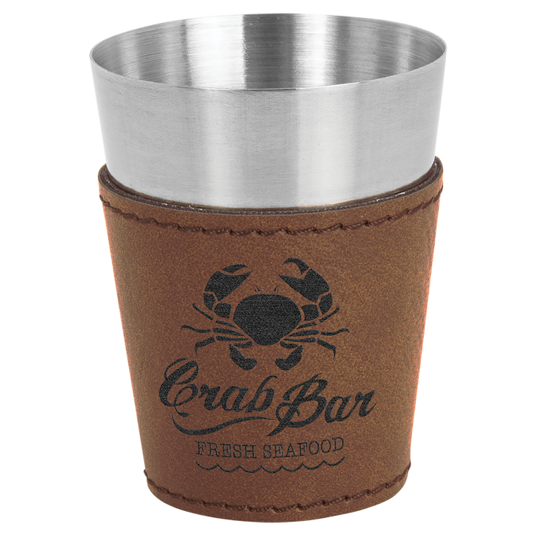 Leatherette Shot Glass