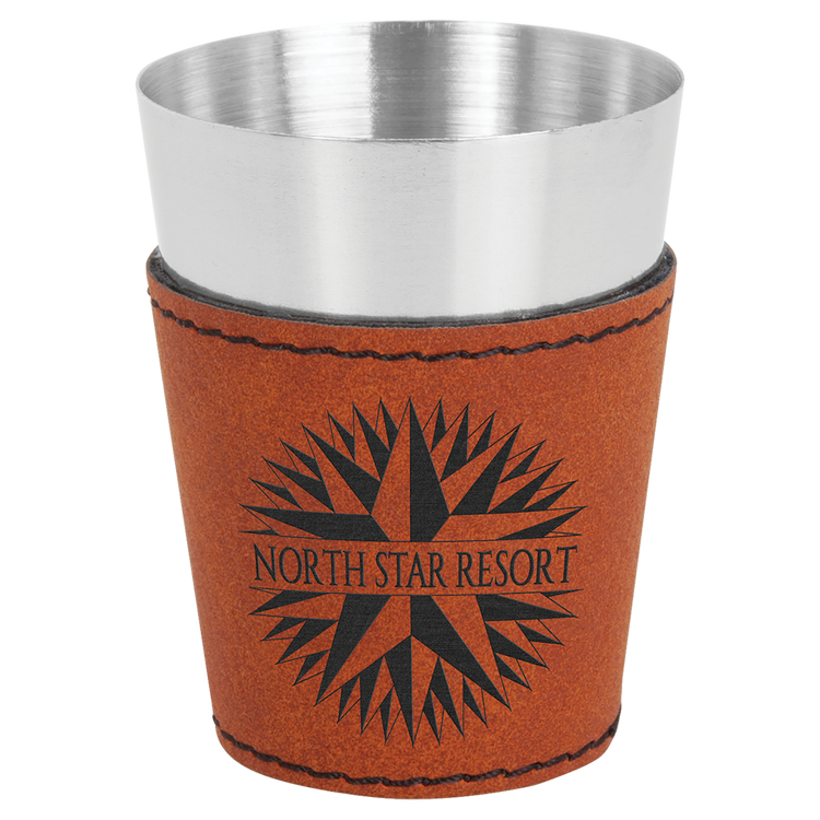 Leatherette Shot Glass