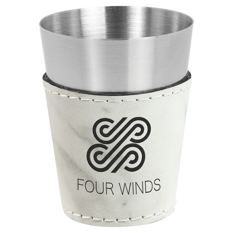 Leatherette Shot Glass