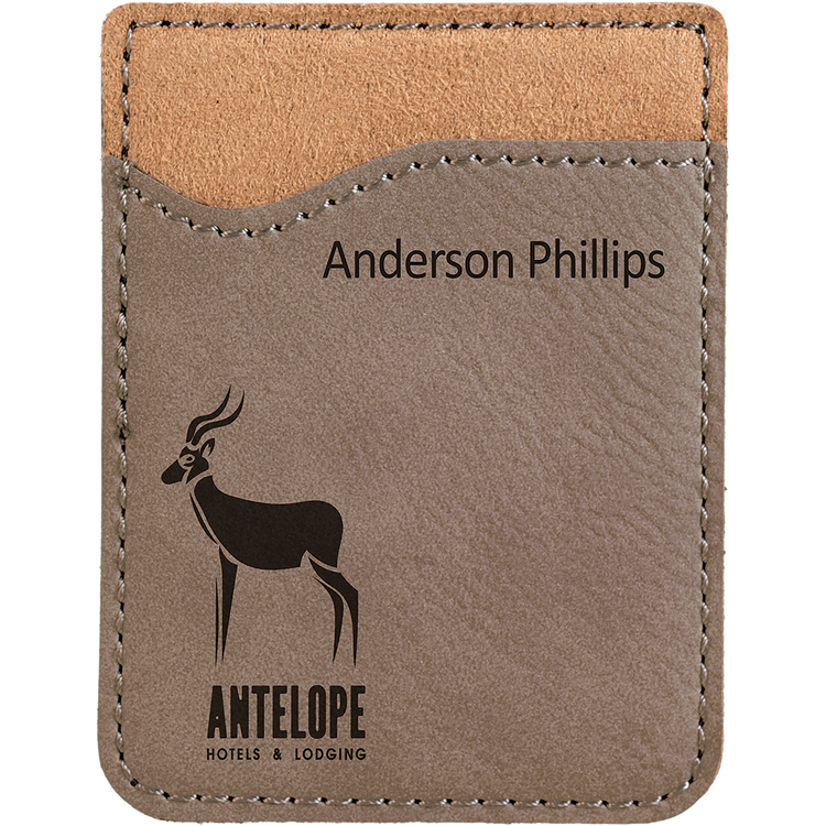Leatherette Phone Wallet