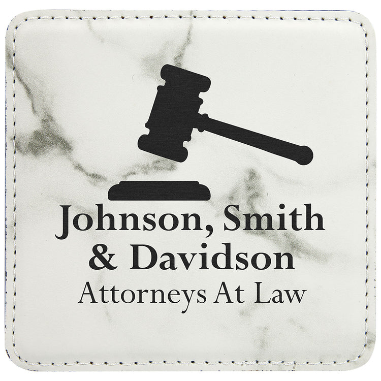 Square Leatherette Coaster