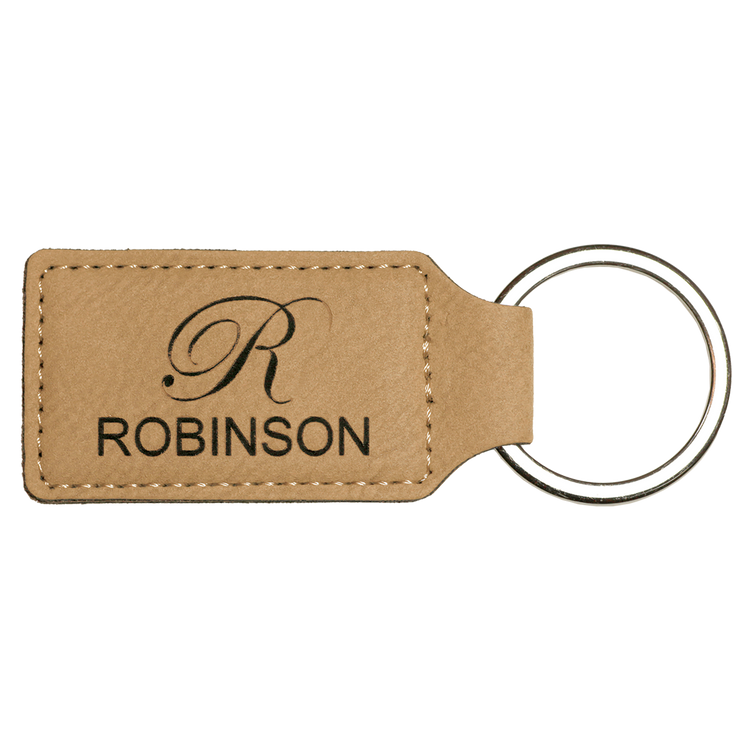 Leatherette Keychain