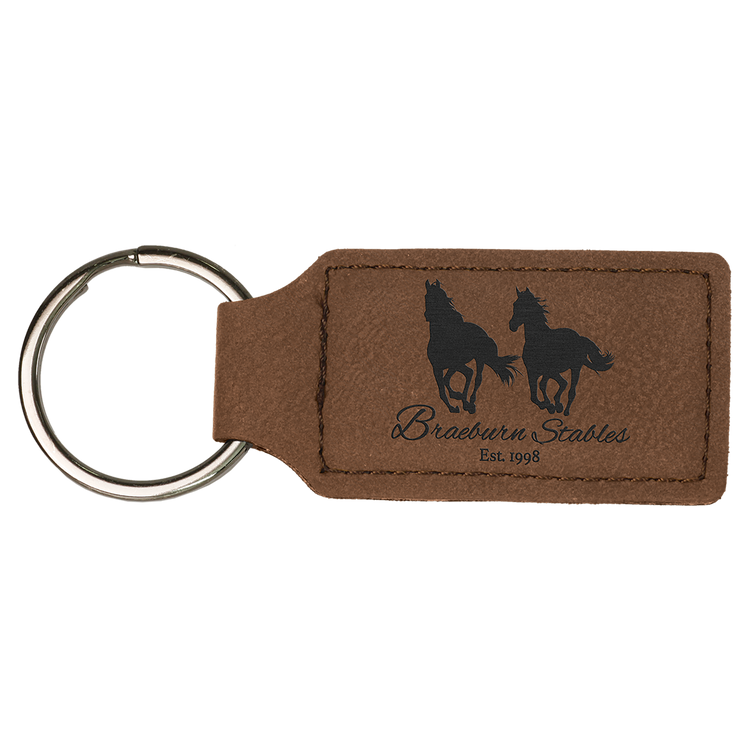 Leatherette Keychain