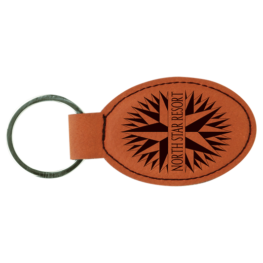 Leatherette Keychain