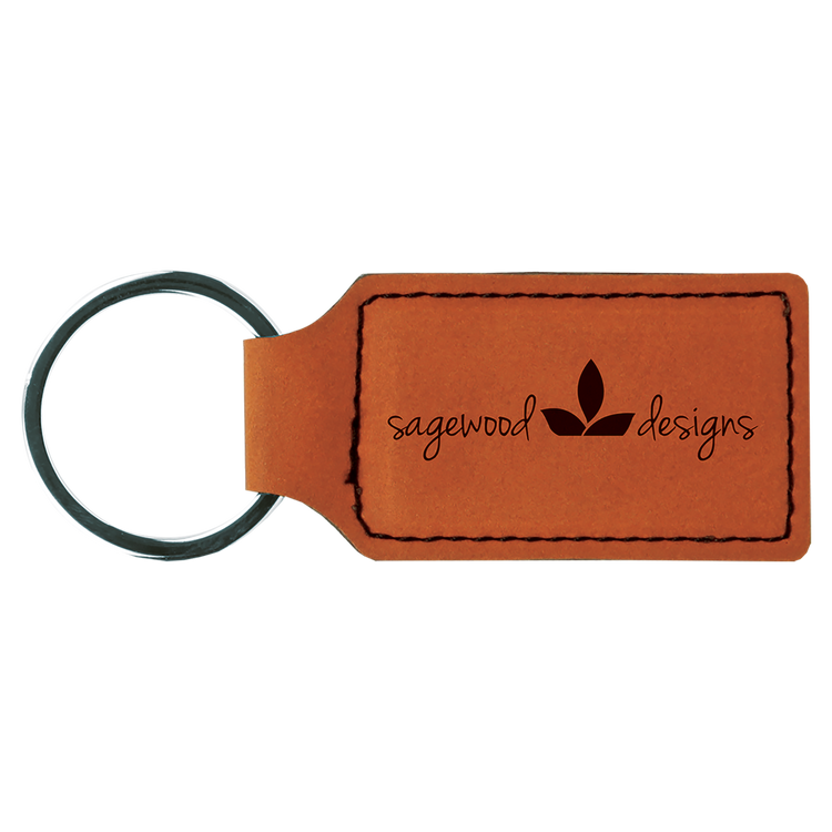 Leatherette Keychain