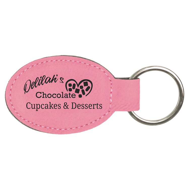 Leatherette Keychain