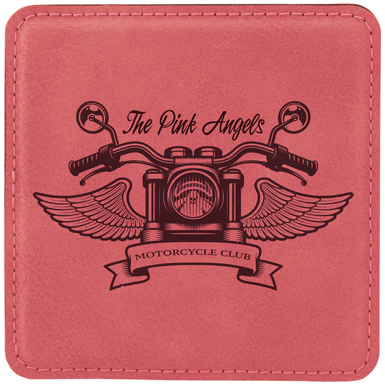 Square Leatherette Coaster