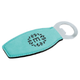 Bottle Opener with Leatherette Grip with Magnet