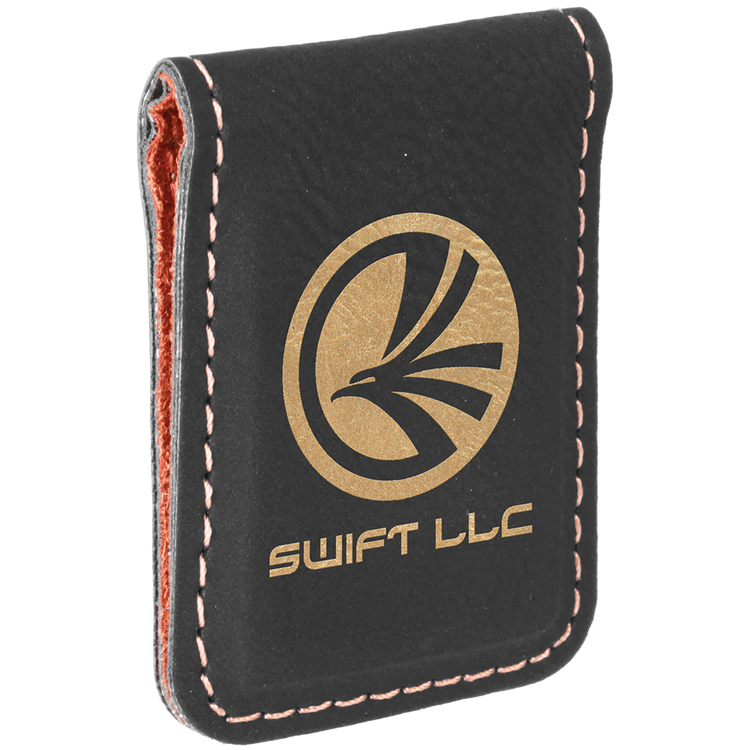 Leatherette Money Clip