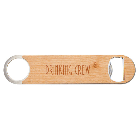 Bottle Opener with Wood Veneer