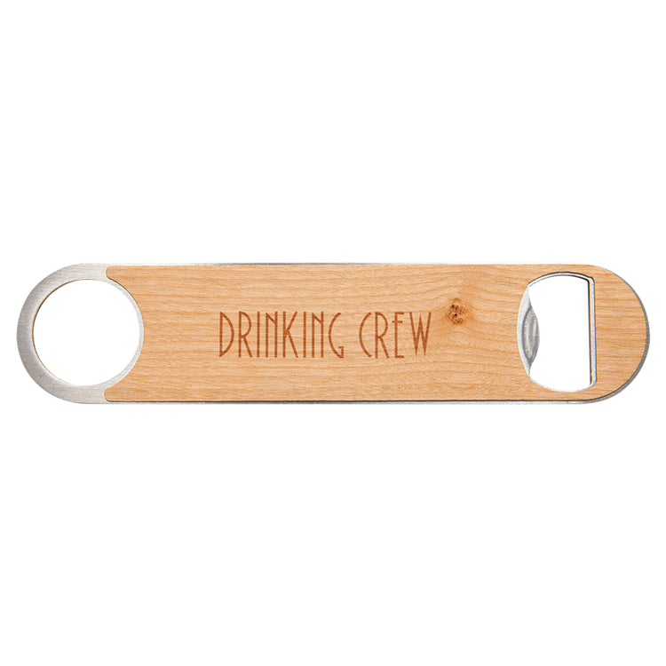 Bottle Opener with Wood Veneer