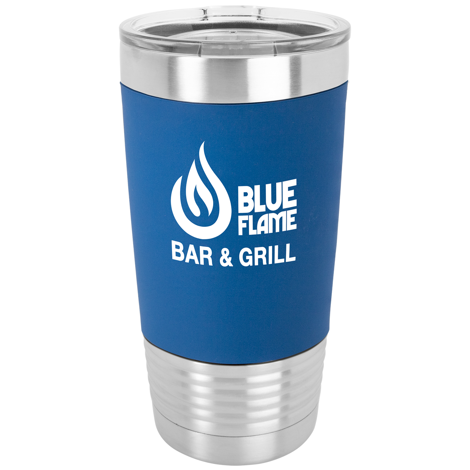 Natural Grip Silicone Training Cup – 2 Pack – Blue & Smoke